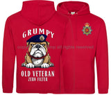 Grumpy Old Royal Corps Of Transport Veteran Double Side Printed Hoodie