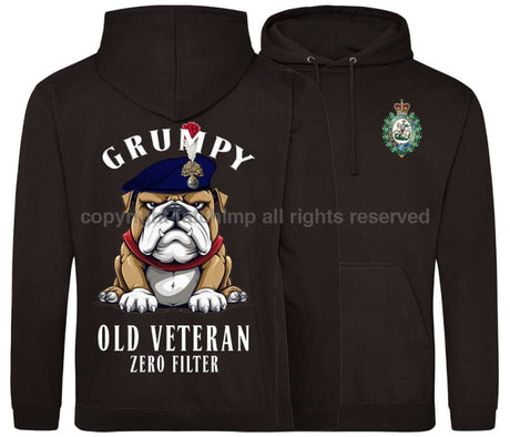 Grumpy Old Fusilier Veteran Double Side Printed Hoodie