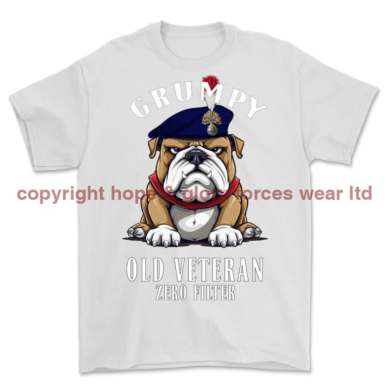 Grumpy Old Fusilier Veteran Printed T-Shirt
