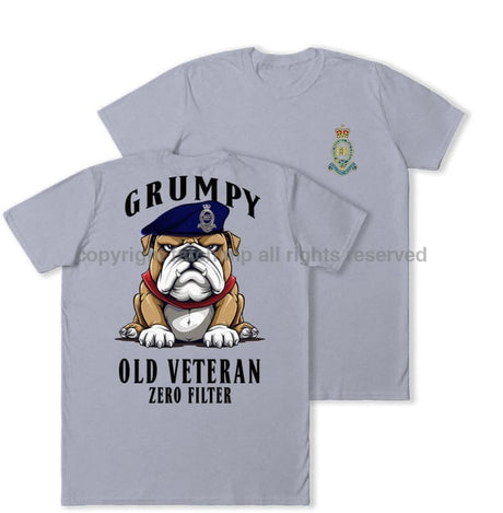 Grumpy Old Royal Horse Artillery Veteran Double Print T-Shirt