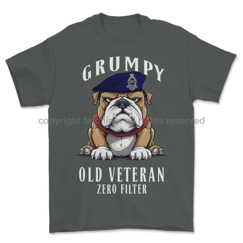 Grumpy Old Royal Horse Artillery Veteran Printed T-Shirt