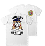 Grumpy Old Royal Logistic Corps Veteran Double Print T-Shirt
