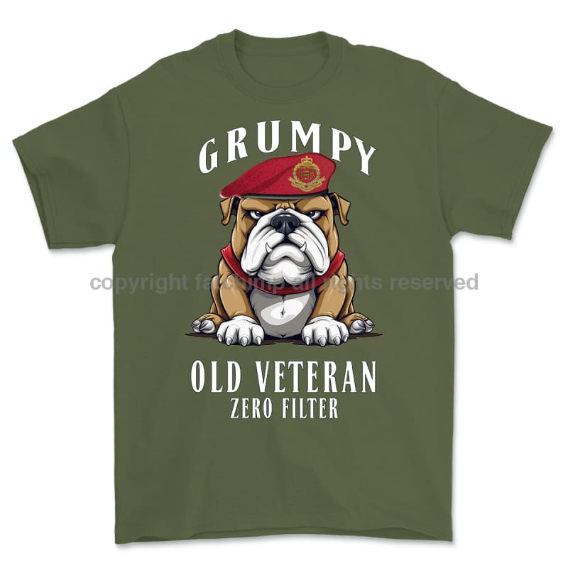 Grumpy Old Royal Military Police Veteran Printed T-Shirt