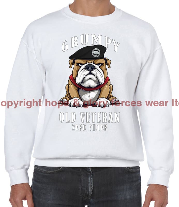 Grumpy Old RTR Tankie Veteran Front Printed Sweater