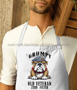 Grumpy Old Scots Dragoon Guards Veteran Printed Cotton Unisex Apron