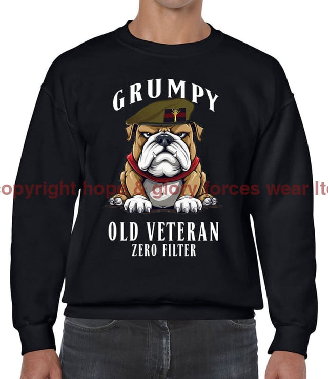 Grumpy Old Welsh Guards Veteran Front Printed Sweater