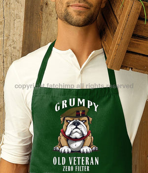 Grumpy Old Welsh Guards Veteran Printed Cotton Unisex Apron