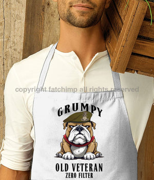 Grumpy Old Yorkshire Regiment Veteran Printed Cotton Unisex Apron