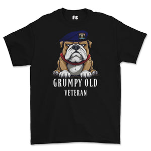 Grumpy Old 9th/12th Royal Lancers Veteran Printed T-Shirt