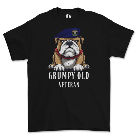 Grumpy Old 9th/12th Royal Lancers Veteran Printed T-Shirt