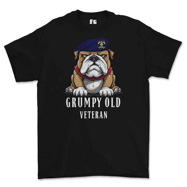 Grumpy Old 9th/12th Royal Lancers Veteran Printed T-Shirt