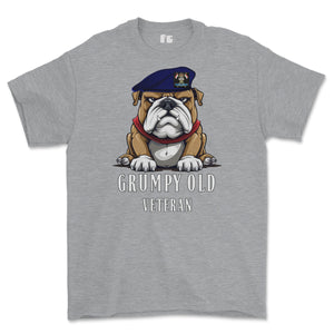Grumpy Old 9th/12th Royal Lancers Veteran Printed T-Shirt