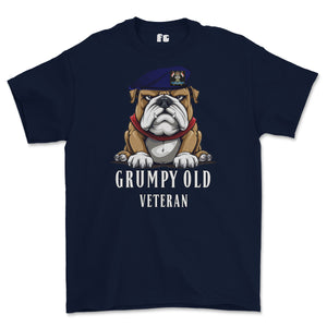 Grumpy Old 9th/12th Royal Lancers Veteran Printed T-Shirt