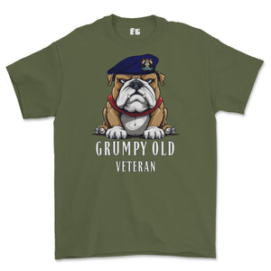 Grumpy Old 9th/12th Royal Lancers Veteran Printed T-Shirt