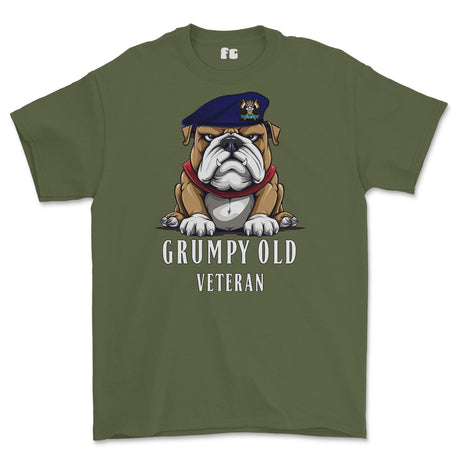 Grumpy Old 9th/12th Royal Lancers Veteran Printed T-Shirt
