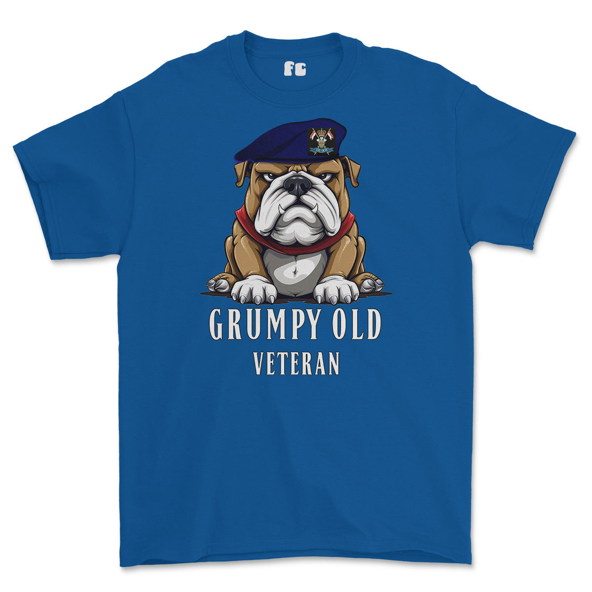 Grumpy Old 9th/12th Royal Lancers Veteran Printed T-Shirt