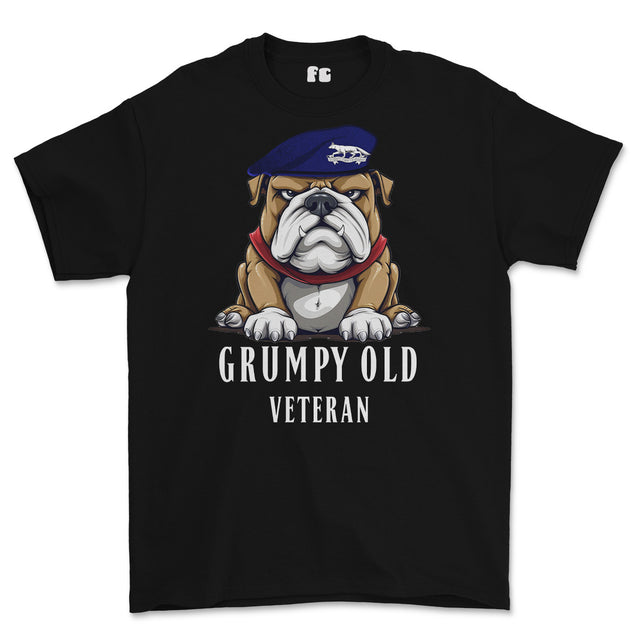 Grumpy Old Queens Own Yeomanry Veteran Printed T-Shirt