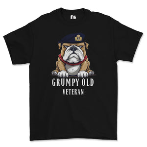 Grumpy Old Royal Navy Officer Printed T-Shirt