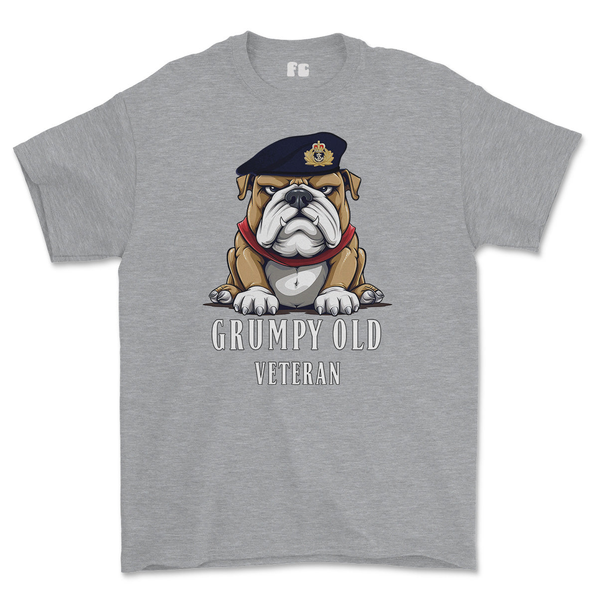 Grumpy Old Royal Navy Officer Printed T-Shirt