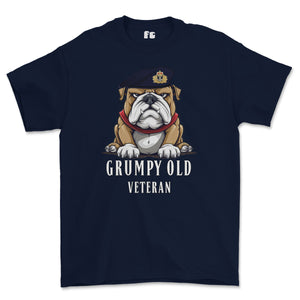 Grumpy Old Royal Navy Officer Printed T-Shirt