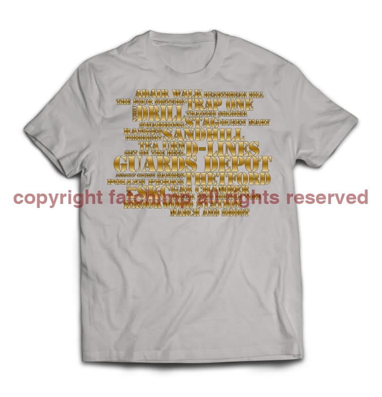 Guards Jargon Mash-Up Printed T-Shirt