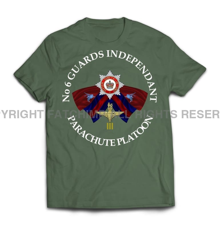 Guards No 6 Independent Parachute Platoon Printed T-Shirt