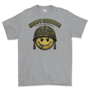 Happy Squaddie Printed T-Shirt