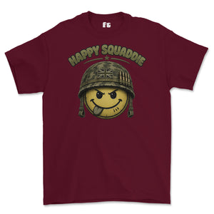 Happy Squaddie Printed T-Shirt