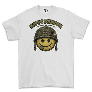 Happy Squaddie Printed T-Shirt