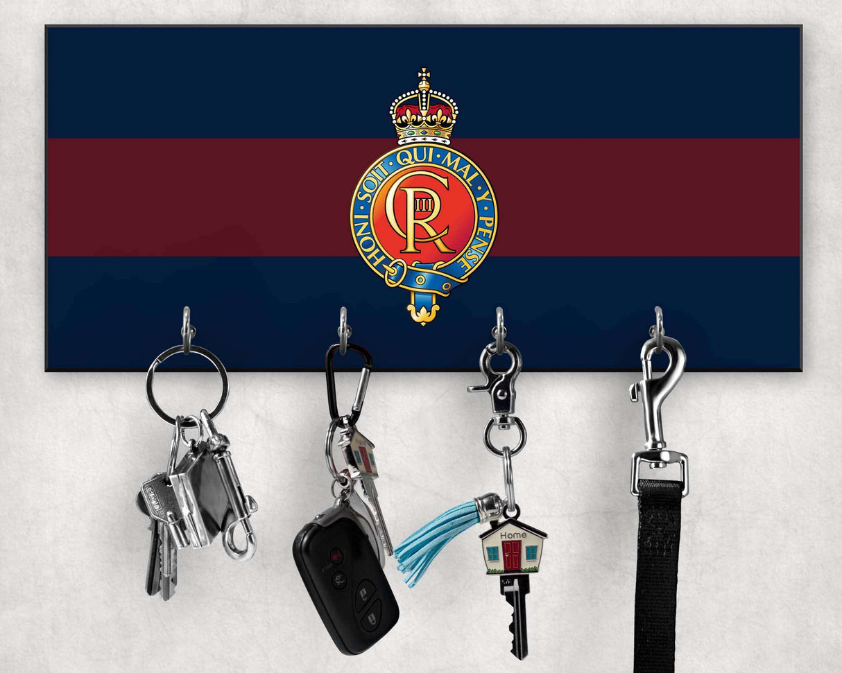 Household Cavalry - Wooden Key/Beret Hook (New King's Crown)
