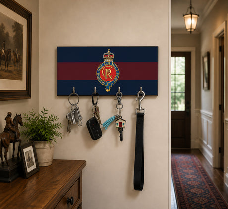 Household Cavalry - Wooden Key/Beret Hook (New King's Crown)