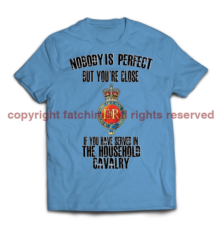 Household Cavalry 'Nobody is Perfect' Printed T-Shirt