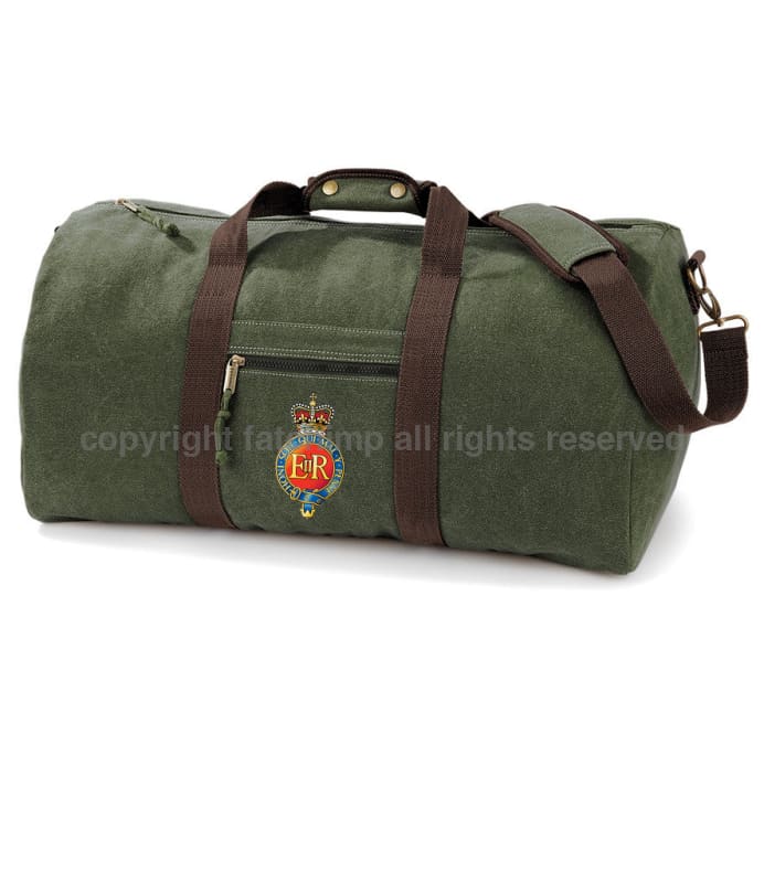 Household Cavalry Vintage Canvas Holdall