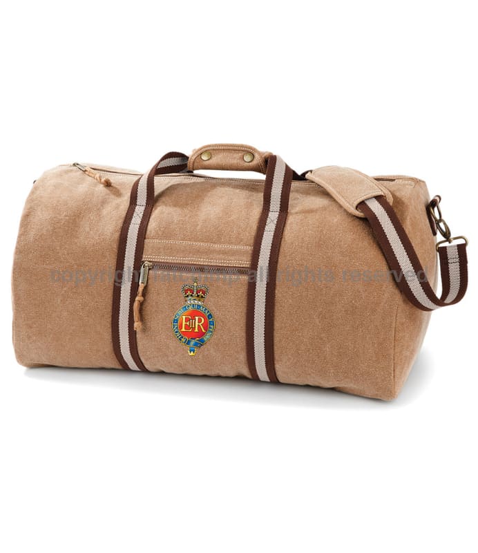 Household Cavalry Vintage Canvas Holdall