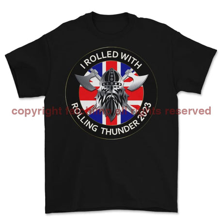 I Rolled With Rolling Thunder 2023 Printed T-Shirt