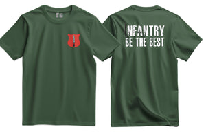 Infantry Be The Best Double Print T-Shirt