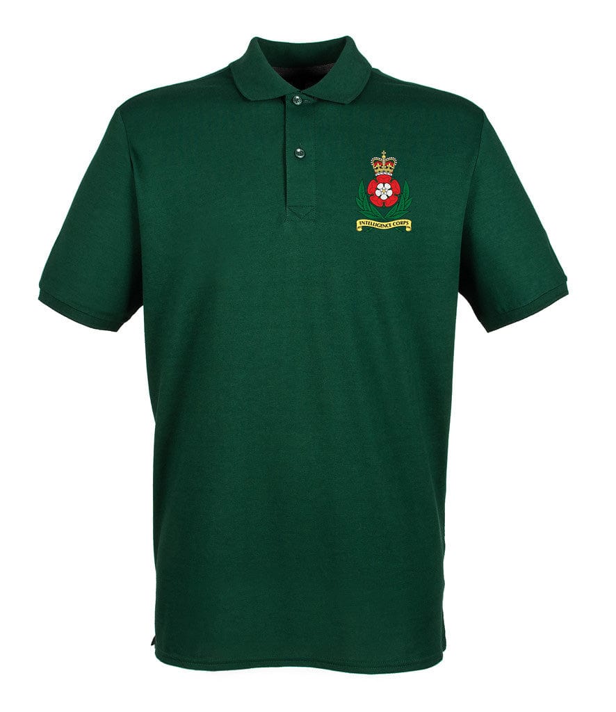 Intelligence Corps Embroidered Pique Polo Shirt