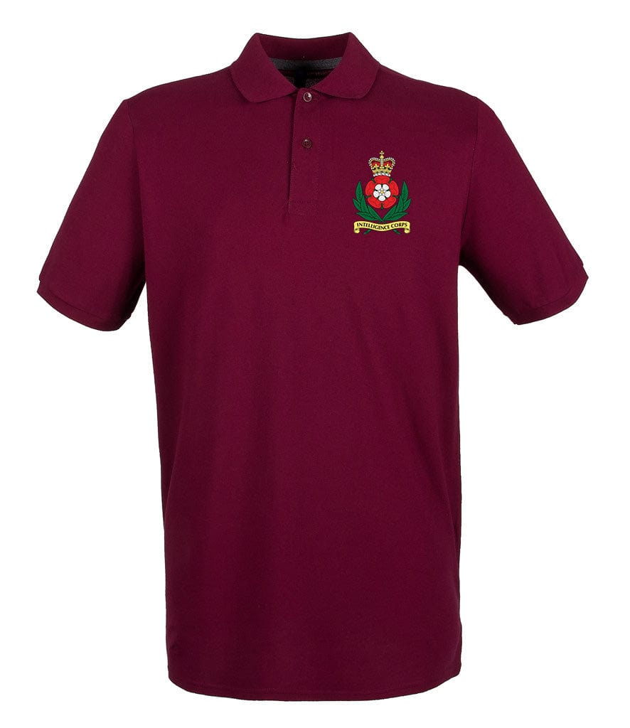 Intelligence Corps Embroidered Pique Polo Shirt