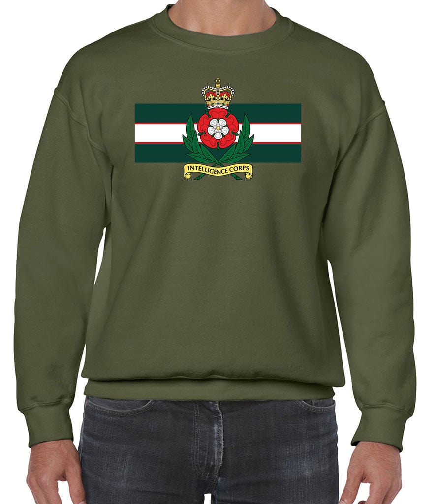 Intelligence Corps Front Printed Sweater