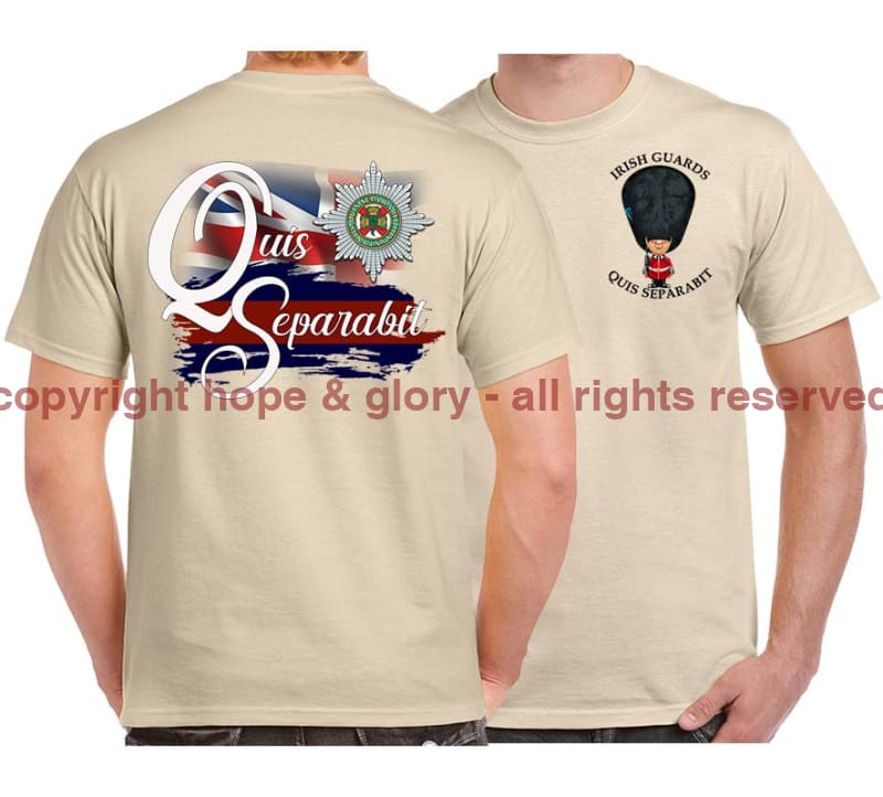 Irish Guards QS Double Print T-Shirt