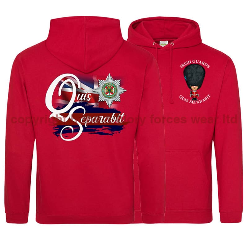 Irish Guards QS Double Side Printed Hoodie