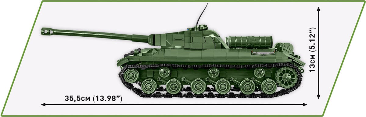IS-3 Soviet brick tank model 