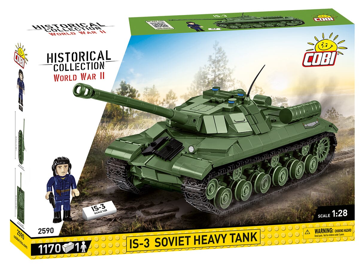 IS-3 Soviet brick tank model 