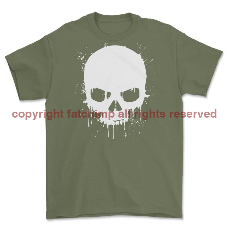 Jack Skull Angel Printed T-Shirt