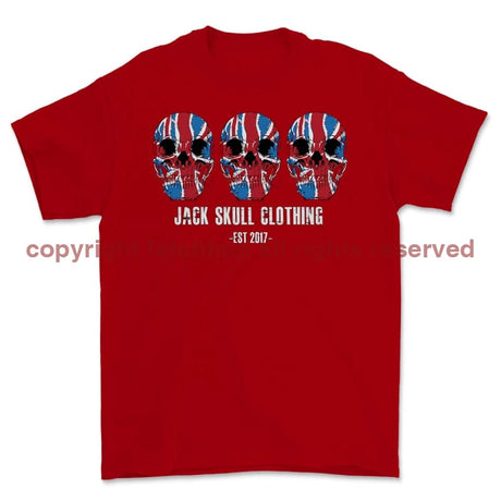 Jack Skull Origins Full Frontal Printed T-Shirt