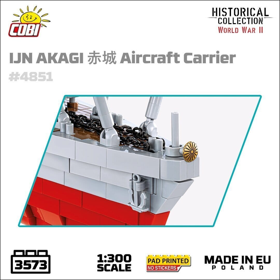 Japanese Akagi - COBI 4851 - 3573 brick aircraft carrier