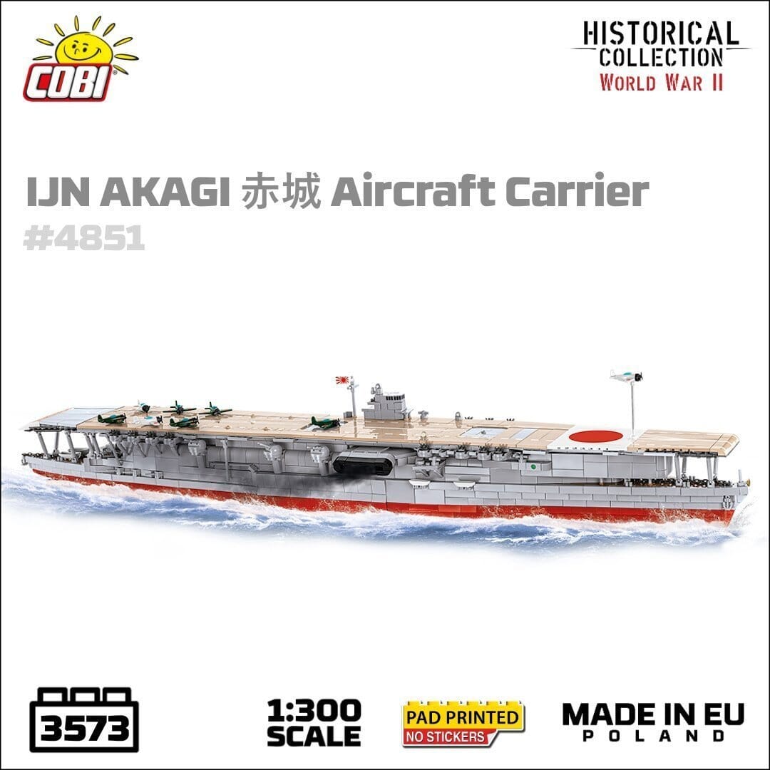 Japanese Akagi - COBI 4851 - 3573 brick aircraft carrier