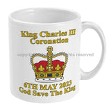 KING CHARLES God Save The King Ceramic Mug