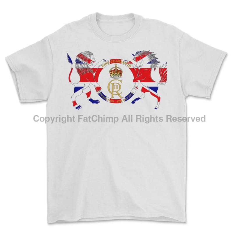 King Charles III Coronation Printed T-Shirt