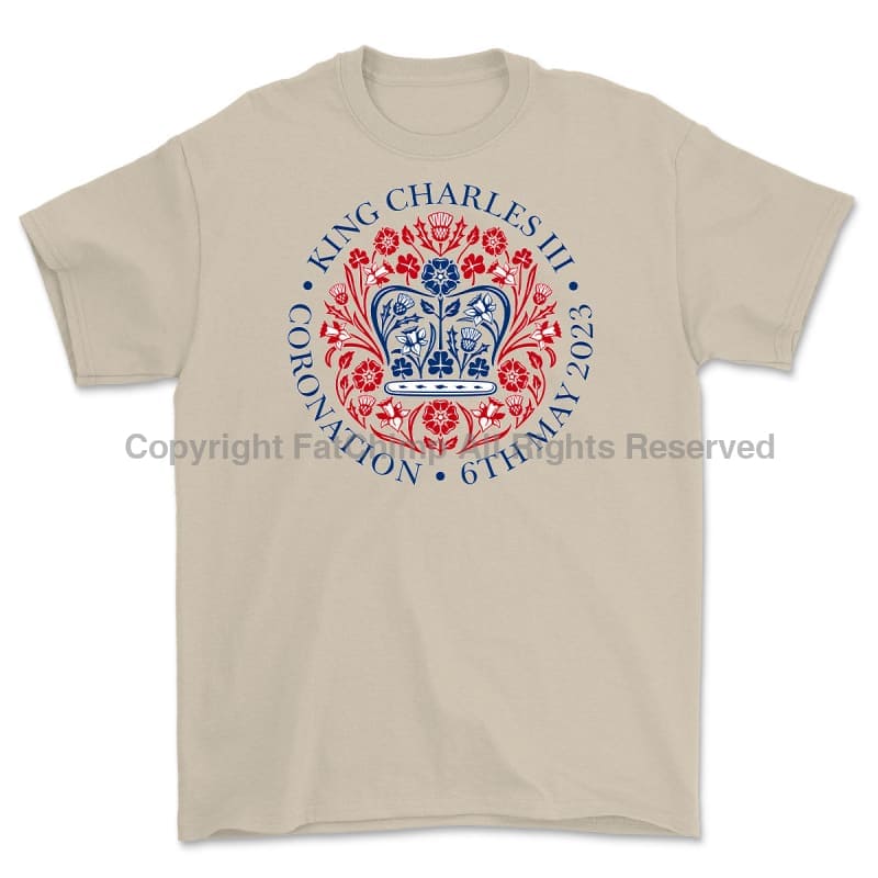 King Charles III Official Coronation Printed T-Shirt